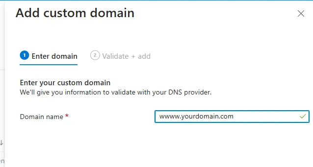 Add WWW Domain